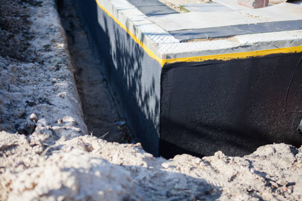 Residential Basement Waterproofing installation at a Boswell, IN home by SJ Waterproofing Pros